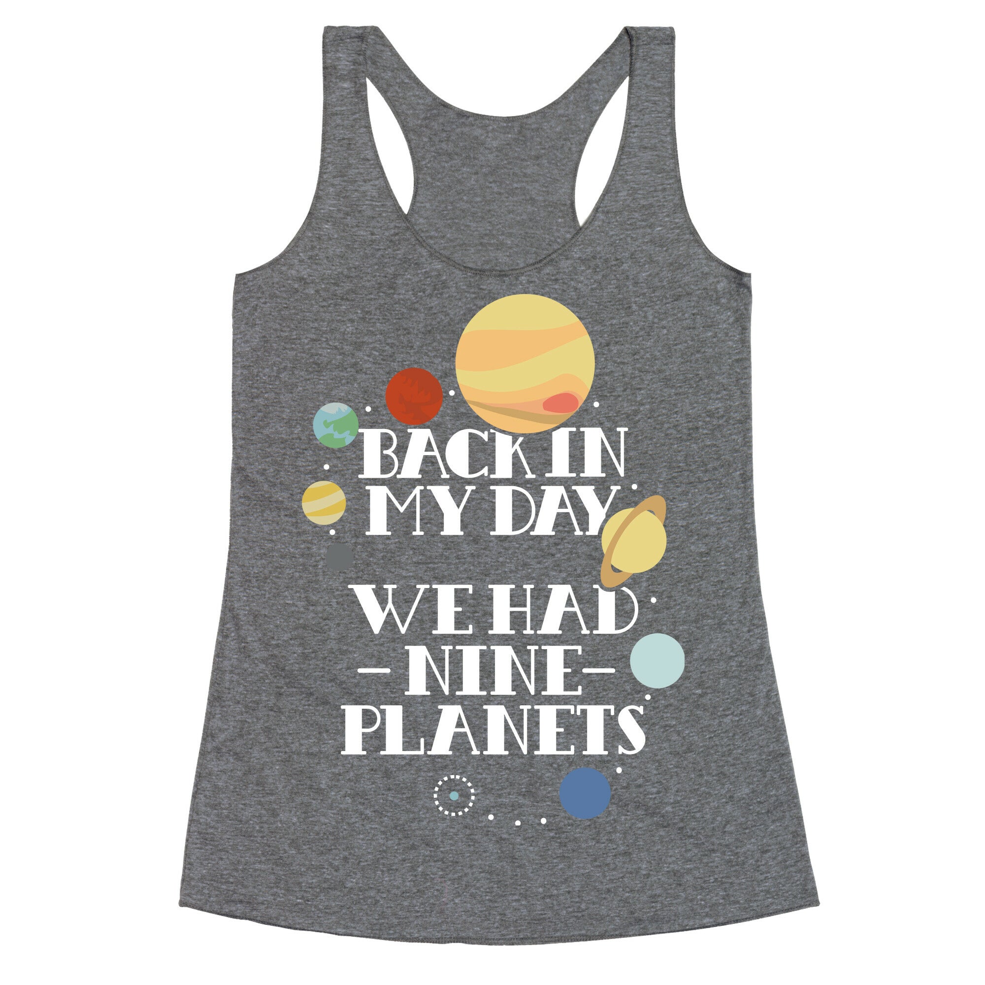 Nine Planets Racerback Tank